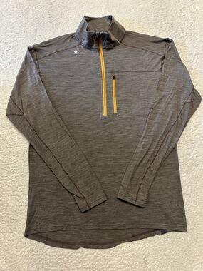 Stoic Mens 1/4 Zip Baselayer Pullover Large *Read Description*